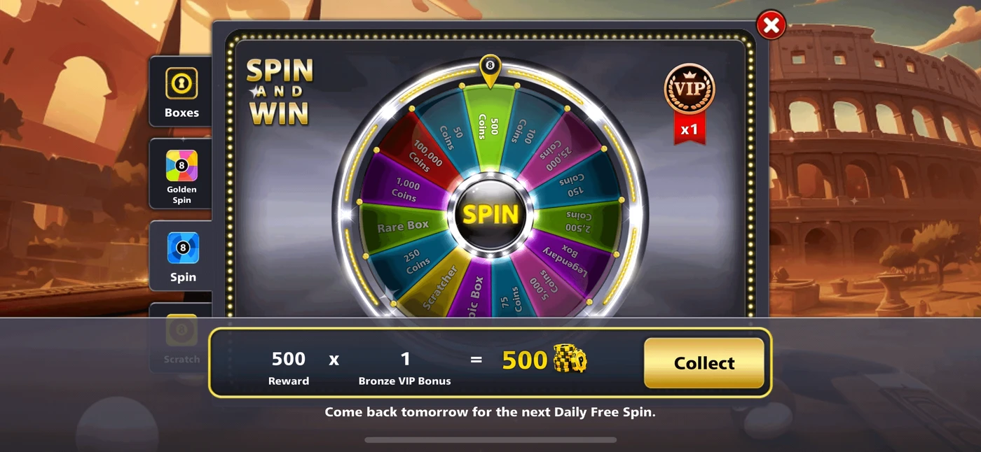 8 Ball Pool™ screen reference