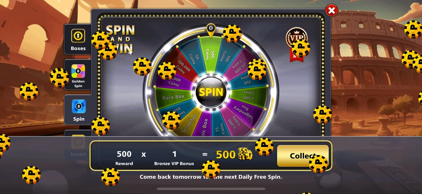 8 Ball Pool™ screen reference