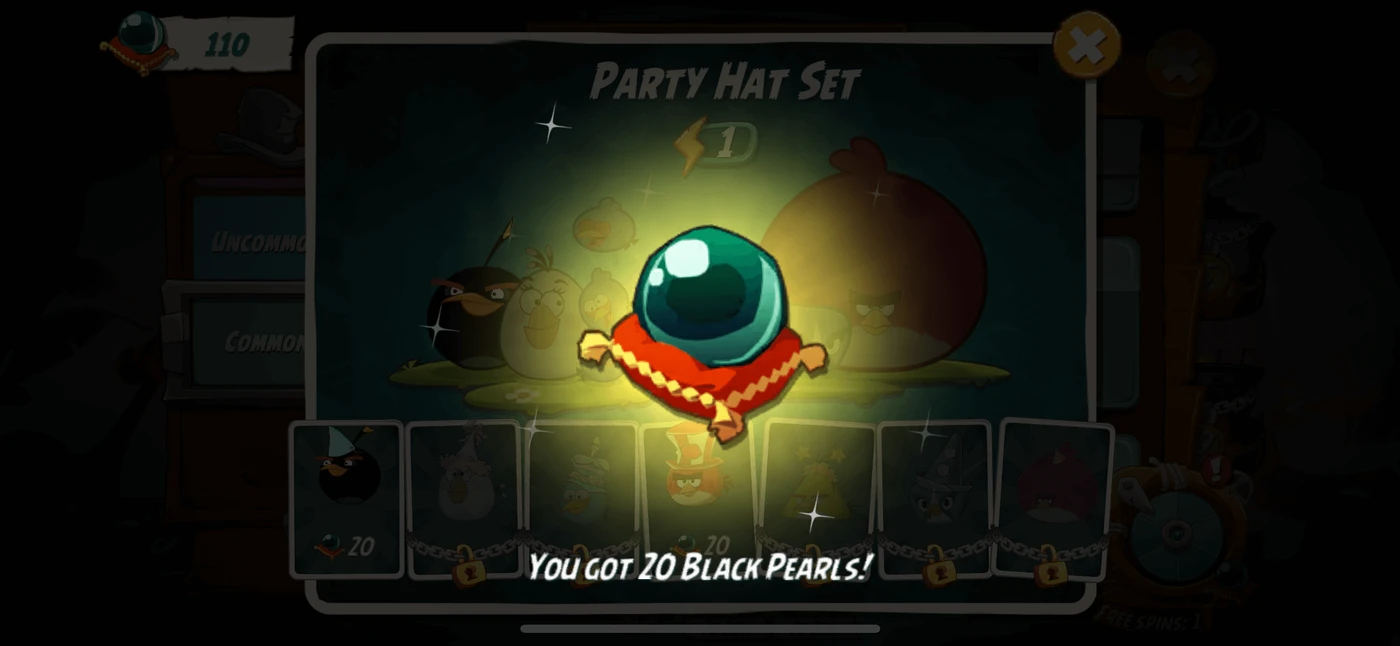 Angry Birds 2 Rewards reference
