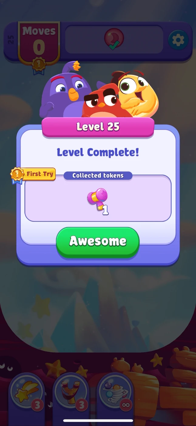 Angry Birds Dream Blast Rewards reference