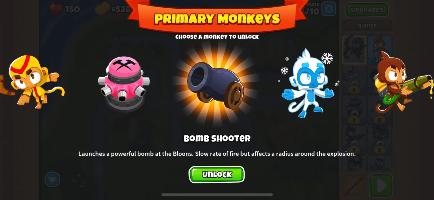 Bloons TD 6 Menu reference