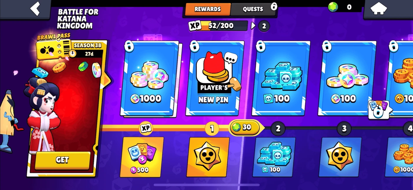 Brawl Stars Rewards reference