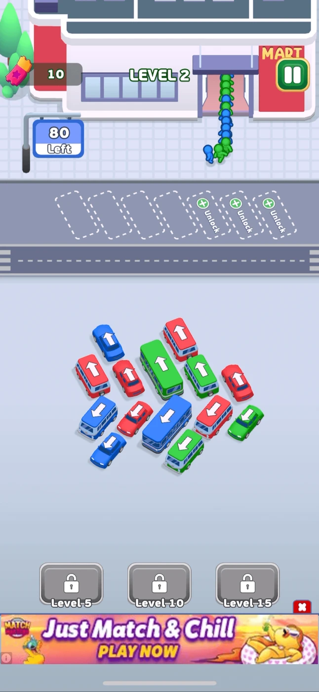 Bus Escape: Traffic Jam In Game reference