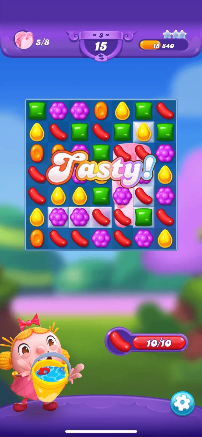Candy Crush Jelly Saga In Game reference