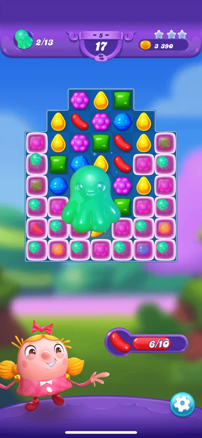 Candy Crush Jelly Saga In Game reference