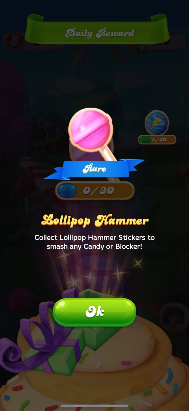 Candy Crush Jelly Saga Rewards reference