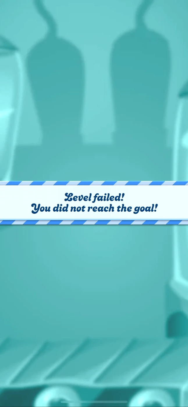 Candy Crush Saga Game over reference