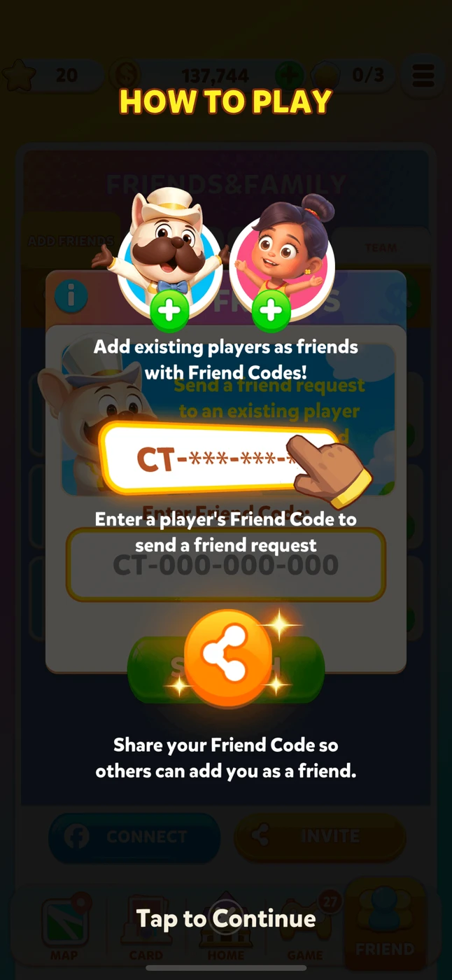 Carnival Tycoon: Coin Games Onboarding reference