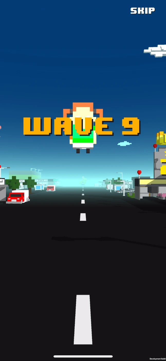 Chicken Jump: Crazy Traffic screen reference