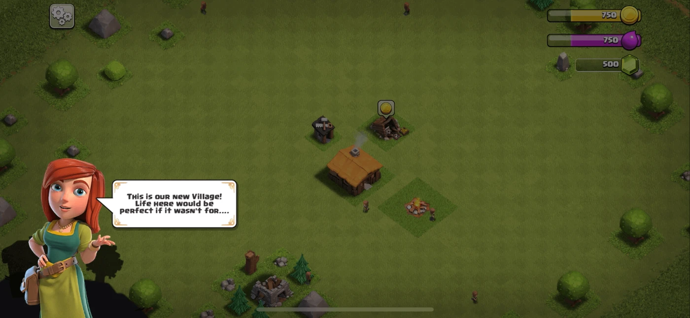 Clash of Clans Onboarding reference