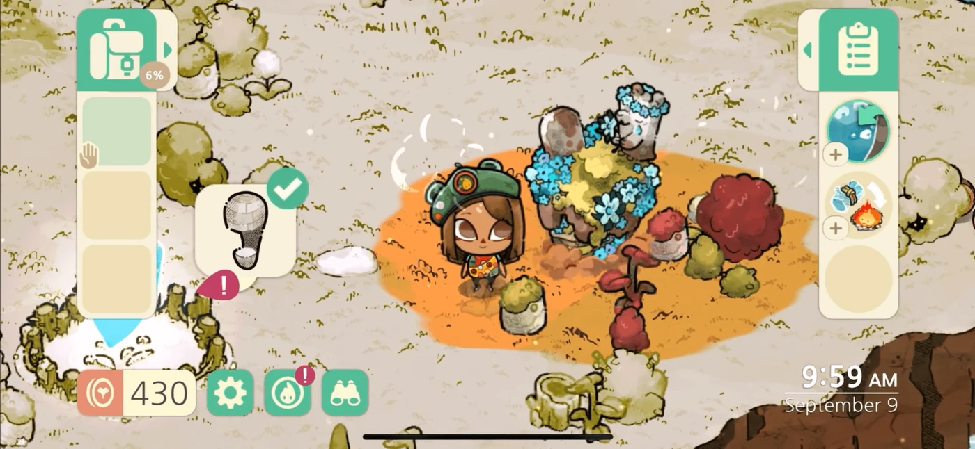 Cozy Grove: Camp Spirit In Game reference