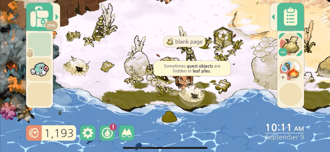 Cozy Grove: Camp Spirit In Game reference