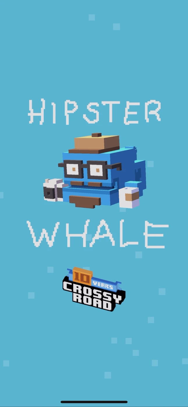 Crossy Road Splash Screen reference
