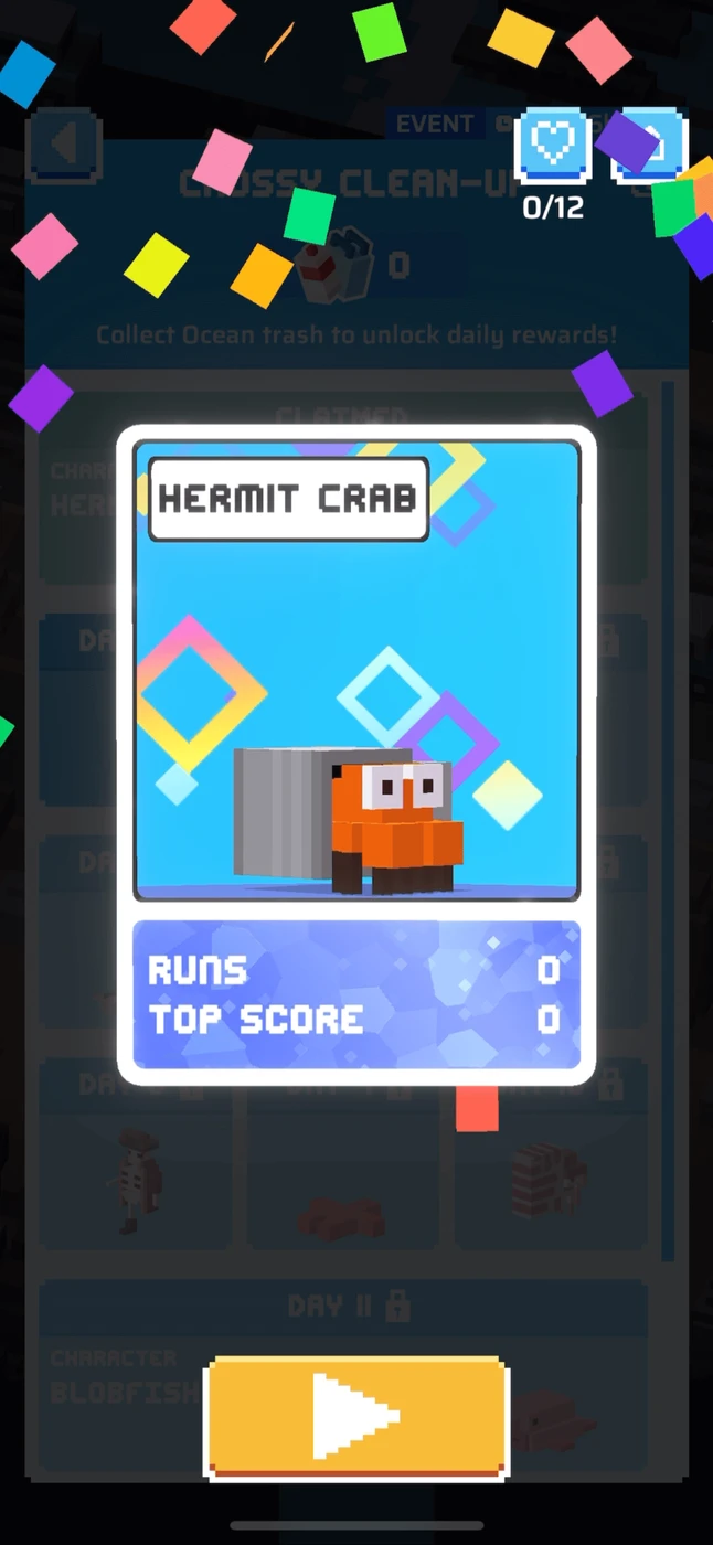 Crossy Road Character reference