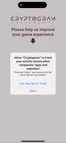 Cryptogram: Word Brain Puzzle Onboarding reference