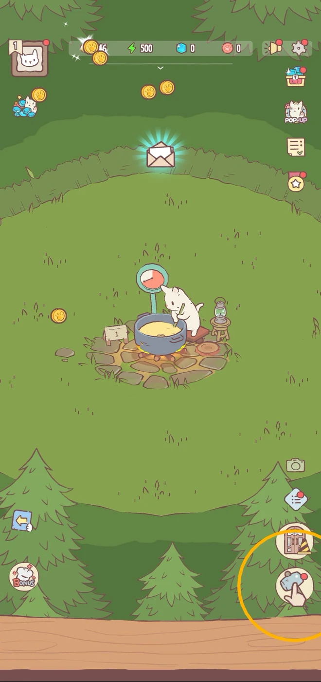 Cats&Soup screen reference