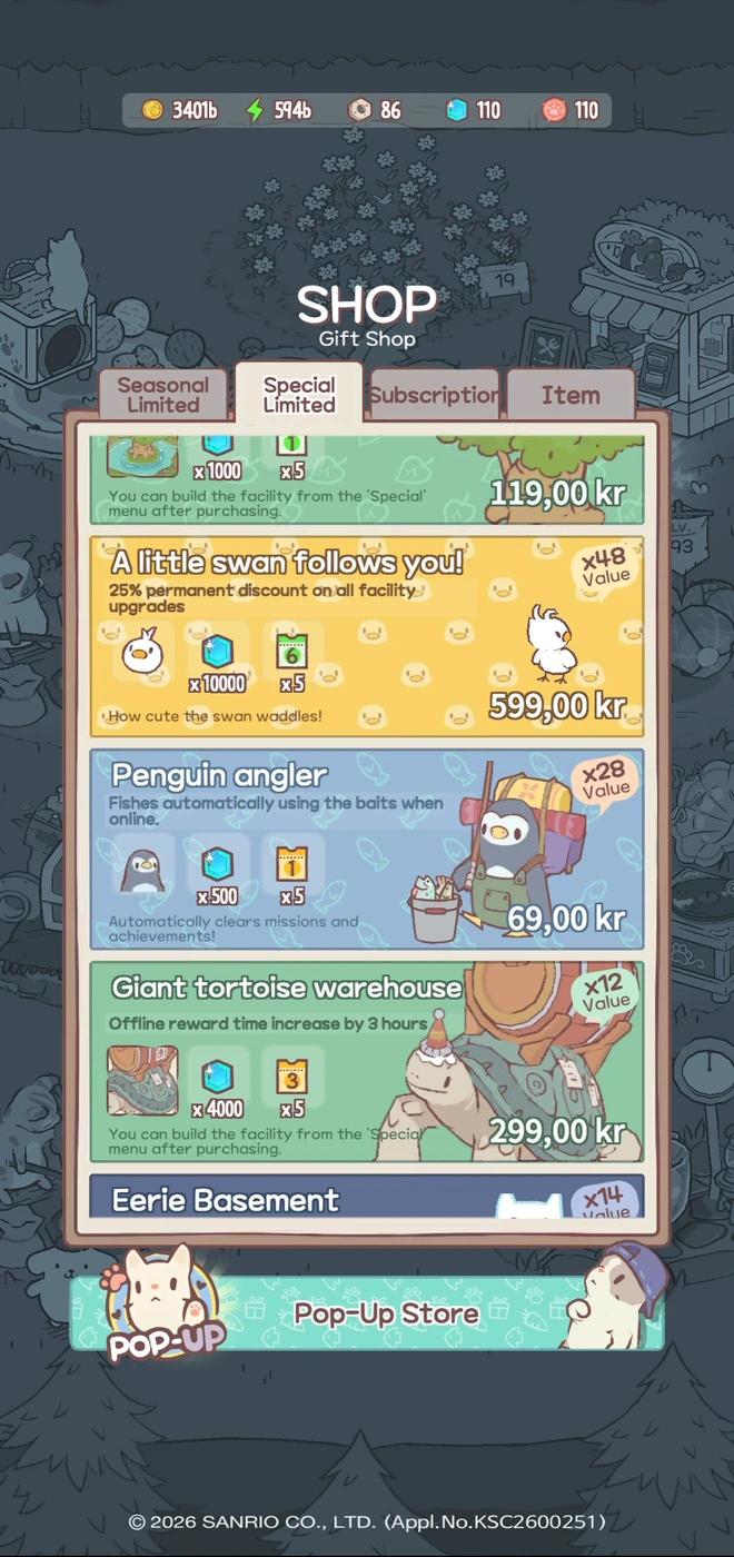 Cats&Soup screen reference
