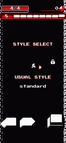 Downwell Menu reference