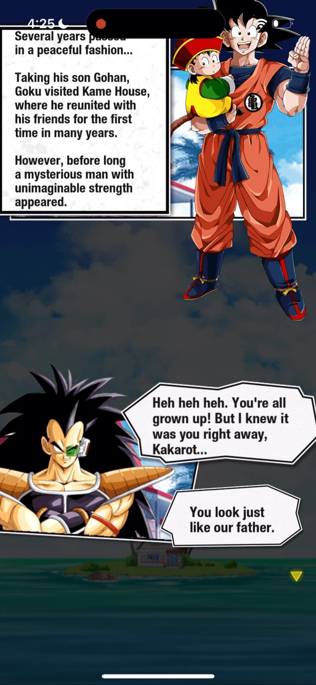 Dragon Ball Z Dokkan Battle Cut Scene reference