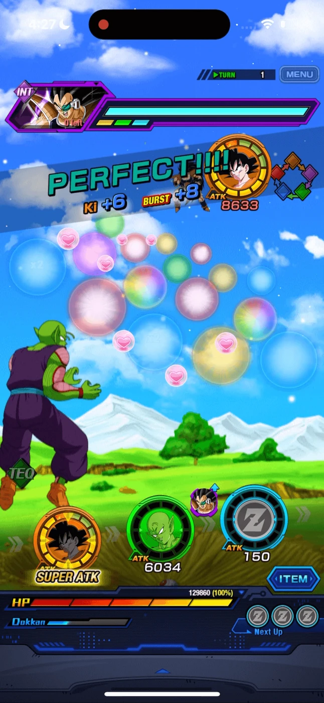 Dragon Ball Z Dokkan Battle In Game reference