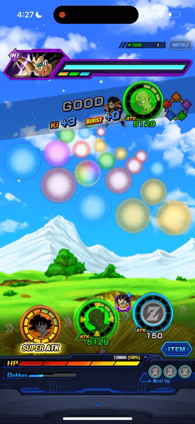 Dragon Ball Z Dokkan Battle In Game reference
