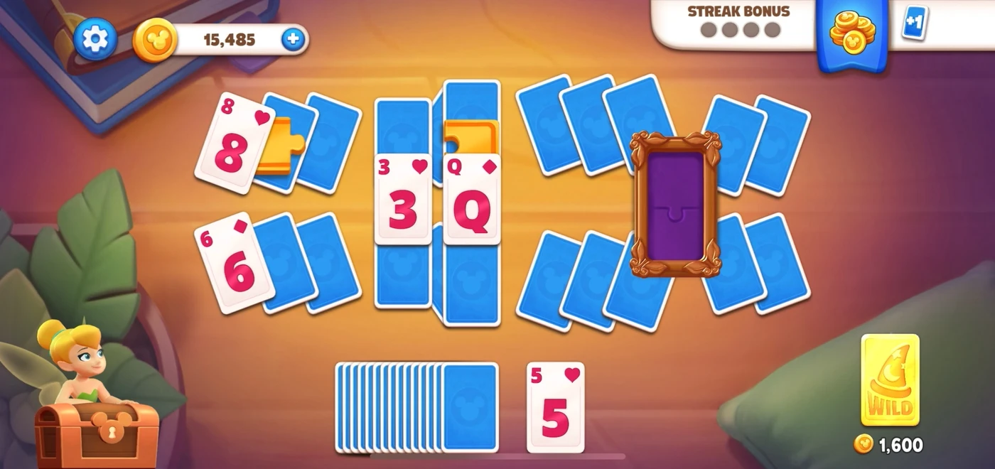 Disney Solitaire In Game reference