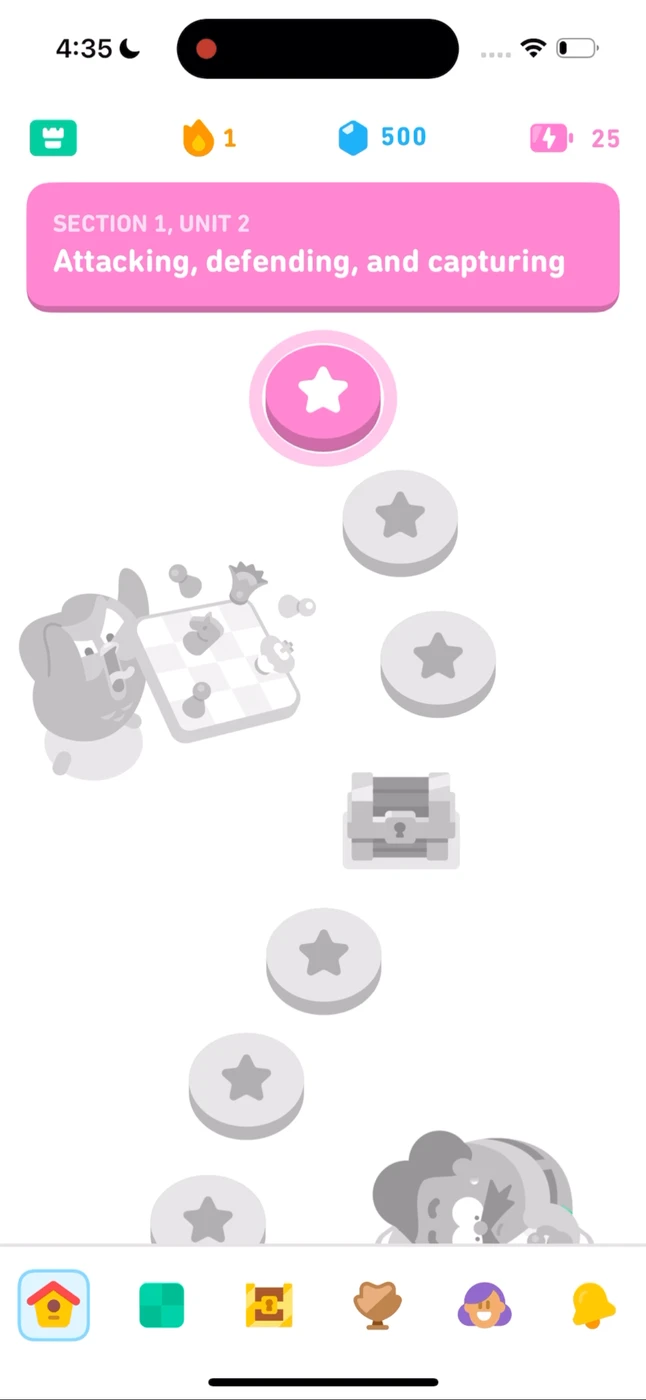 Duolingo Level Selection reference