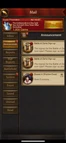 Evony Menu reference