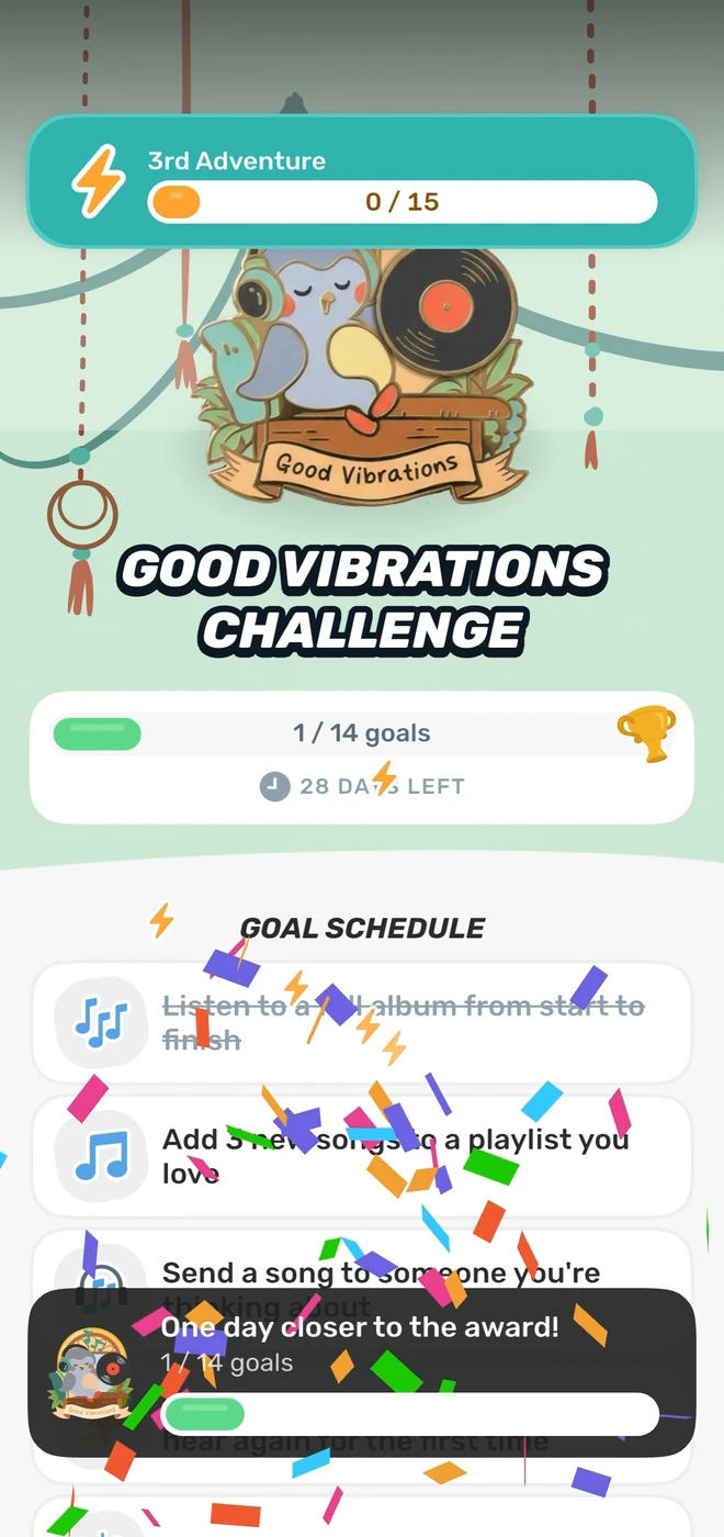 Finch: Self-Care Pet screen reference