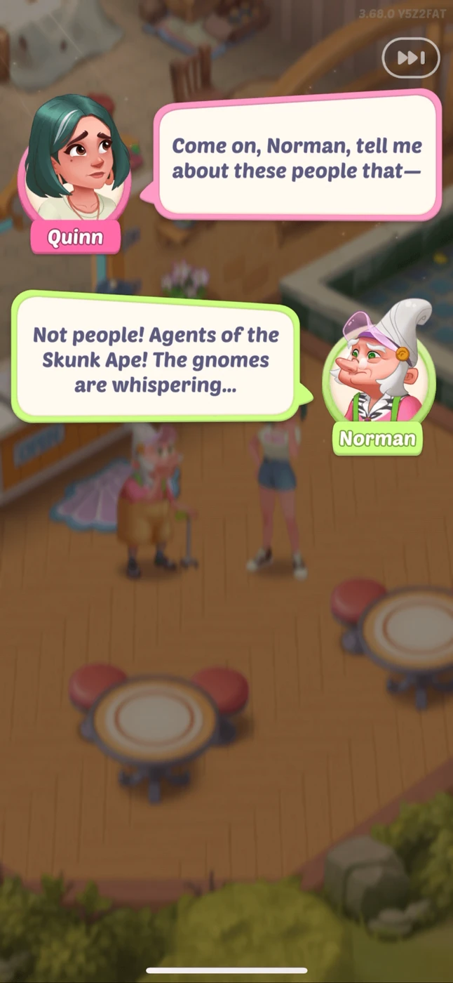 Gossip Harbor®: Merge & Story Dialogue reference