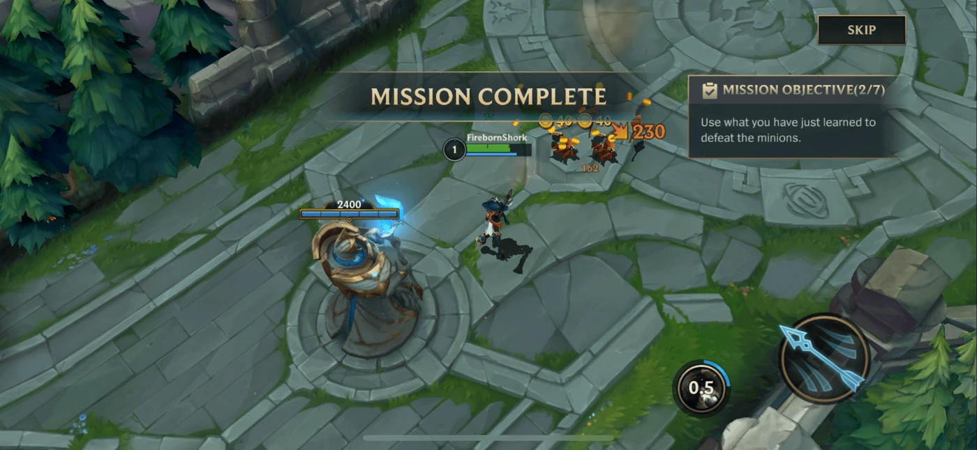 League of Legends: Wild Rift Tutorial reference