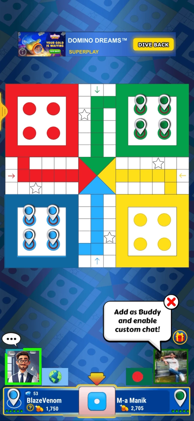 Ludo King In Game reference