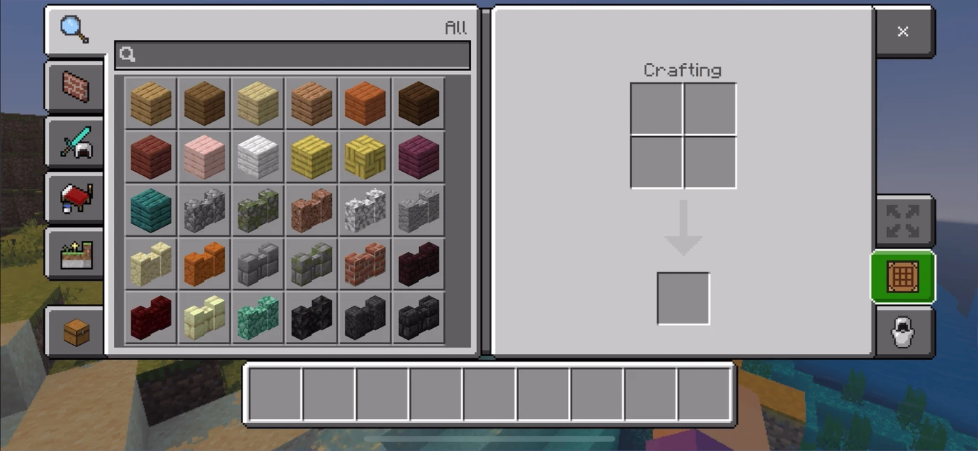 Minecraft Inventory reference