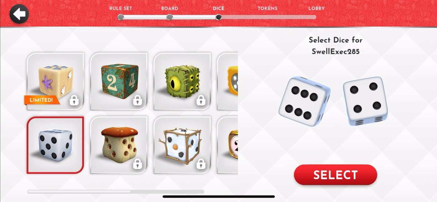 Monopoly Menu reference