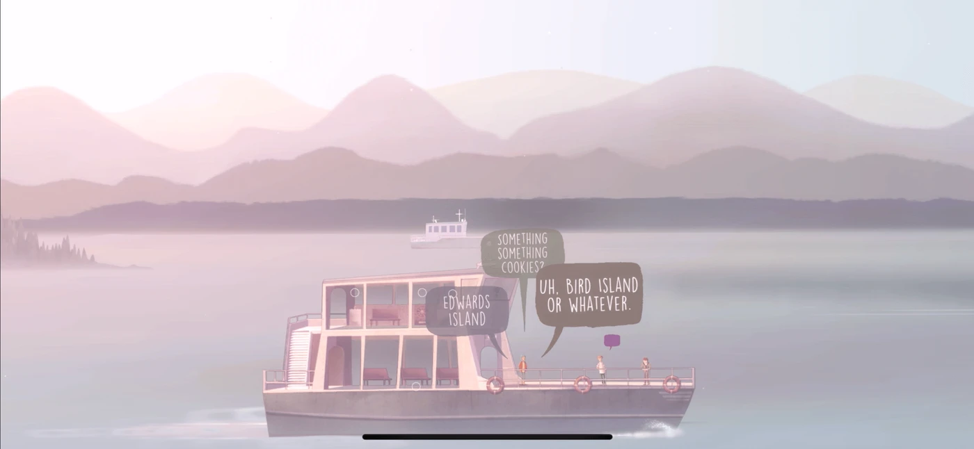 OXENFREE: Netflix Edition Dialogue reference