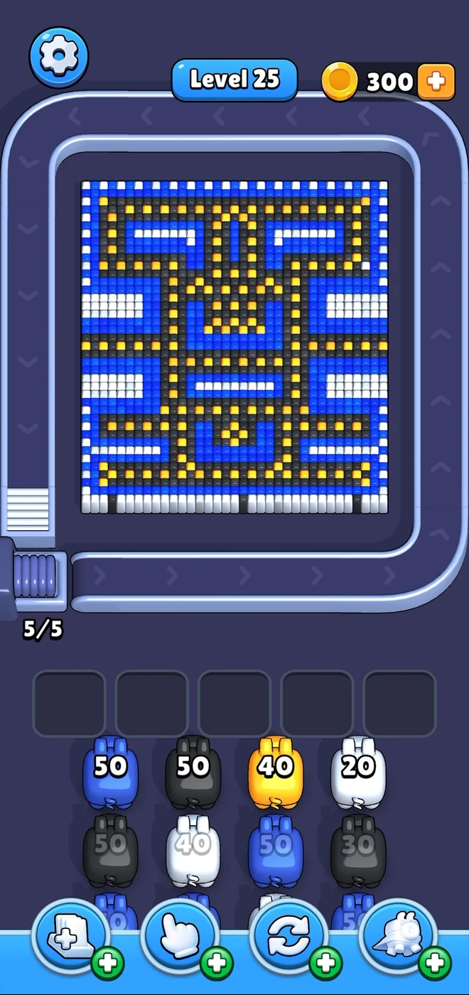Pixel Flow! In Game reference