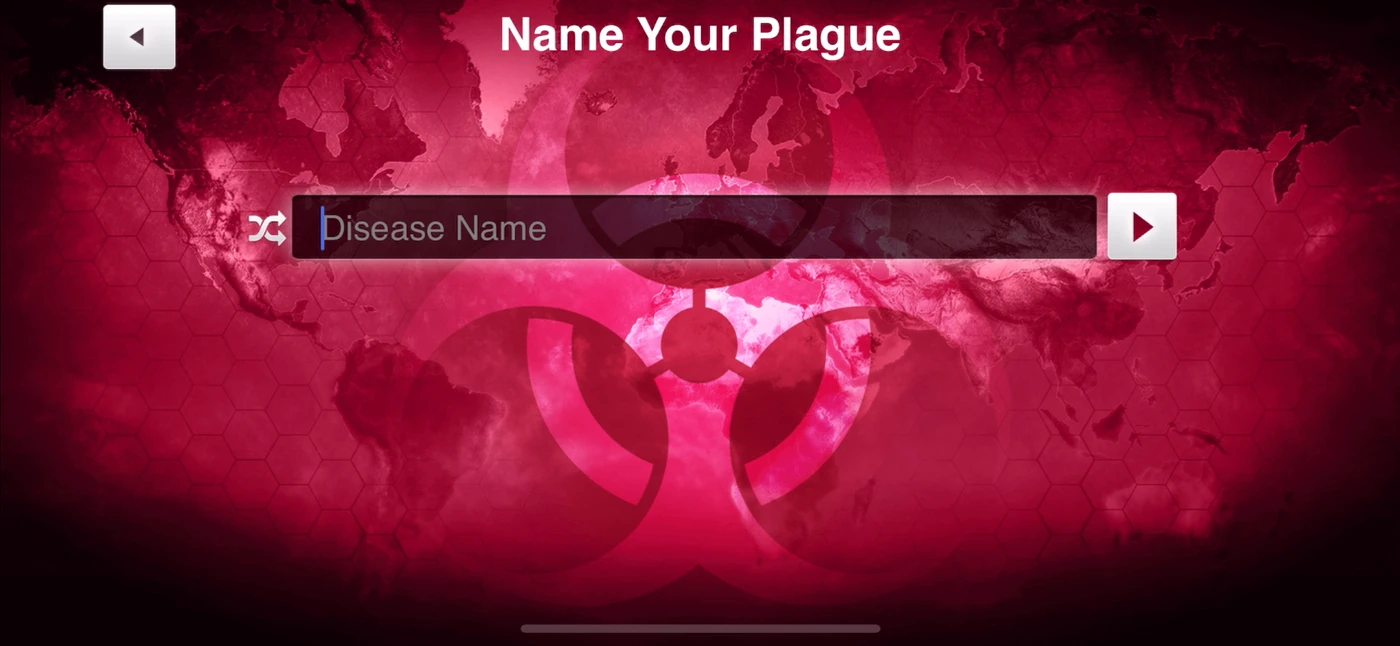 Plague Inc. screen reference