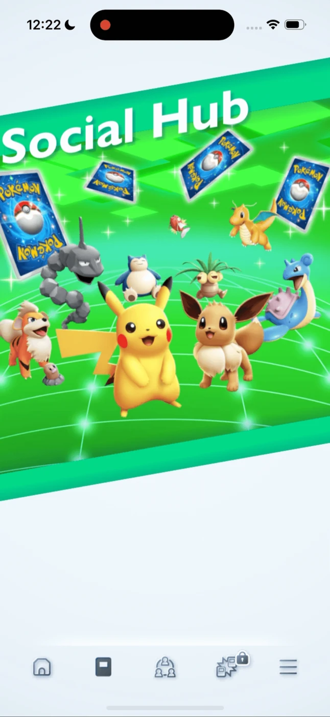 Pokémon TCG Pocket Social reference