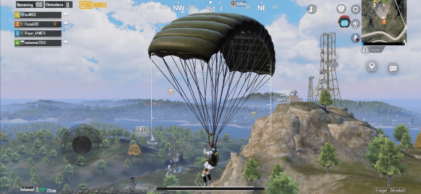 PUBG MOBILE In Game reference