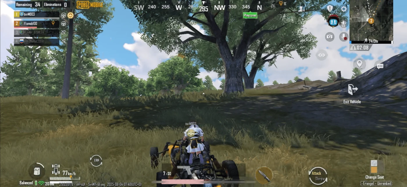 PUBG MOBILE In Game reference