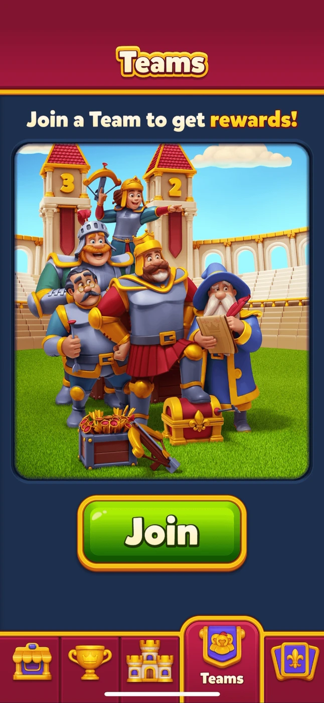 Royal Kingdom Menu reference