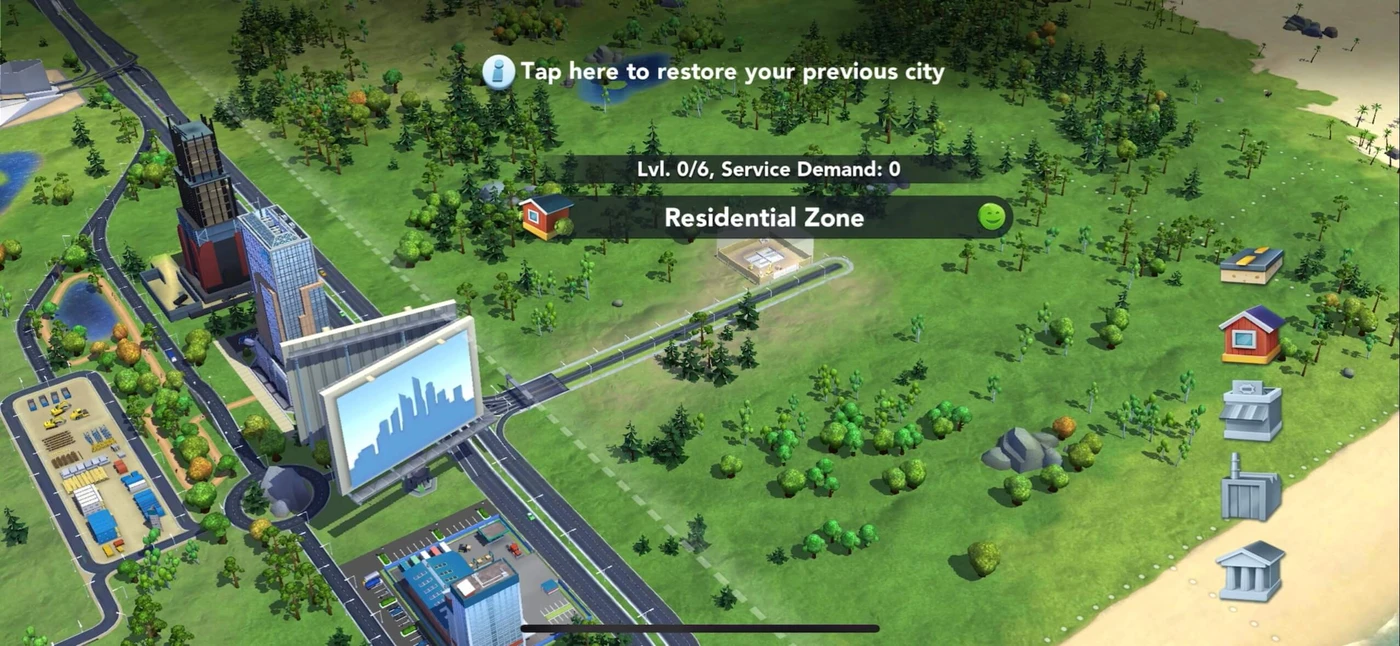 SimCity BuildIt Onboarding reference