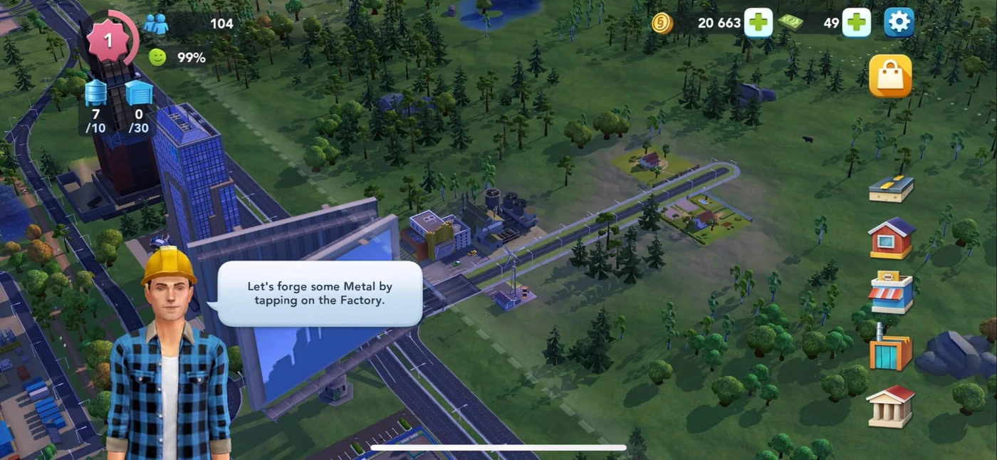 SimCity BuildIt In Game reference