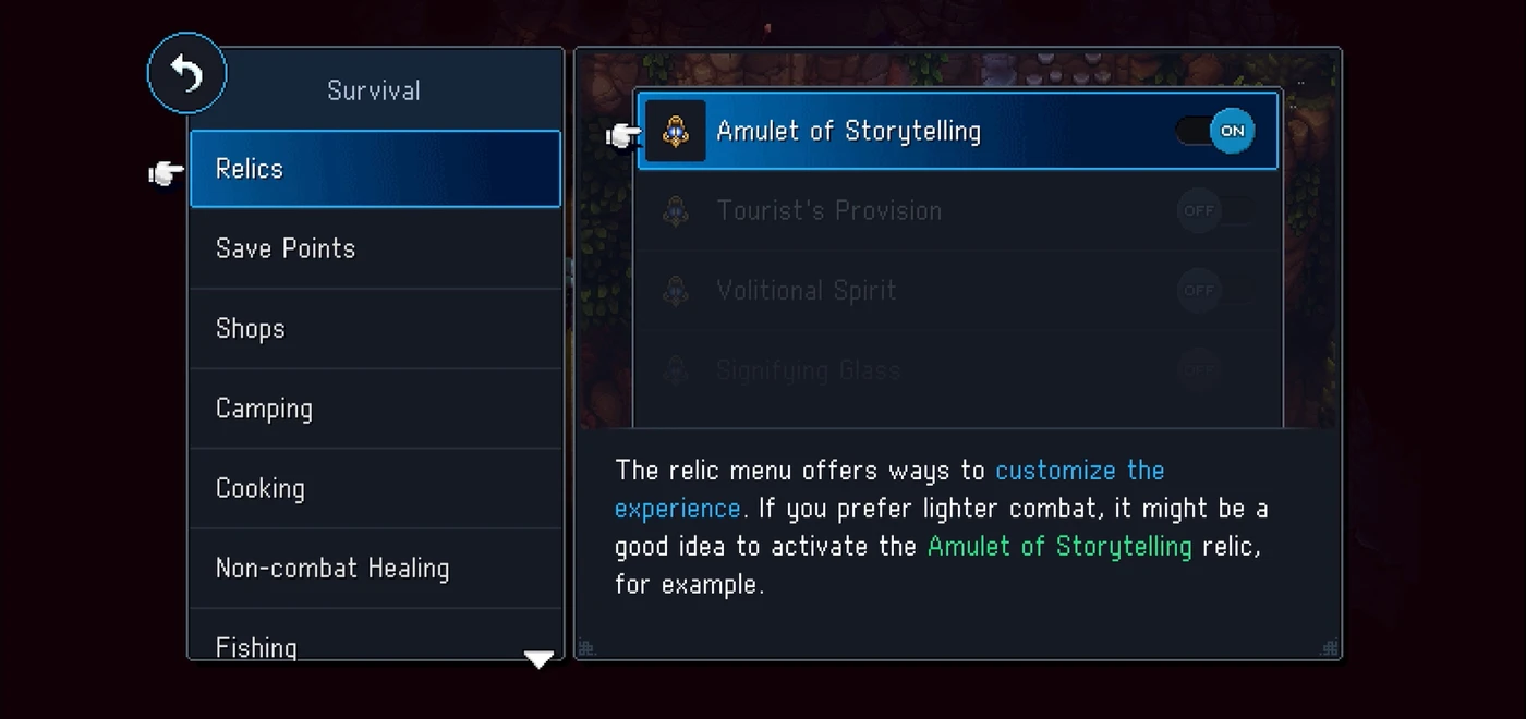 Sea of Stars screen reference