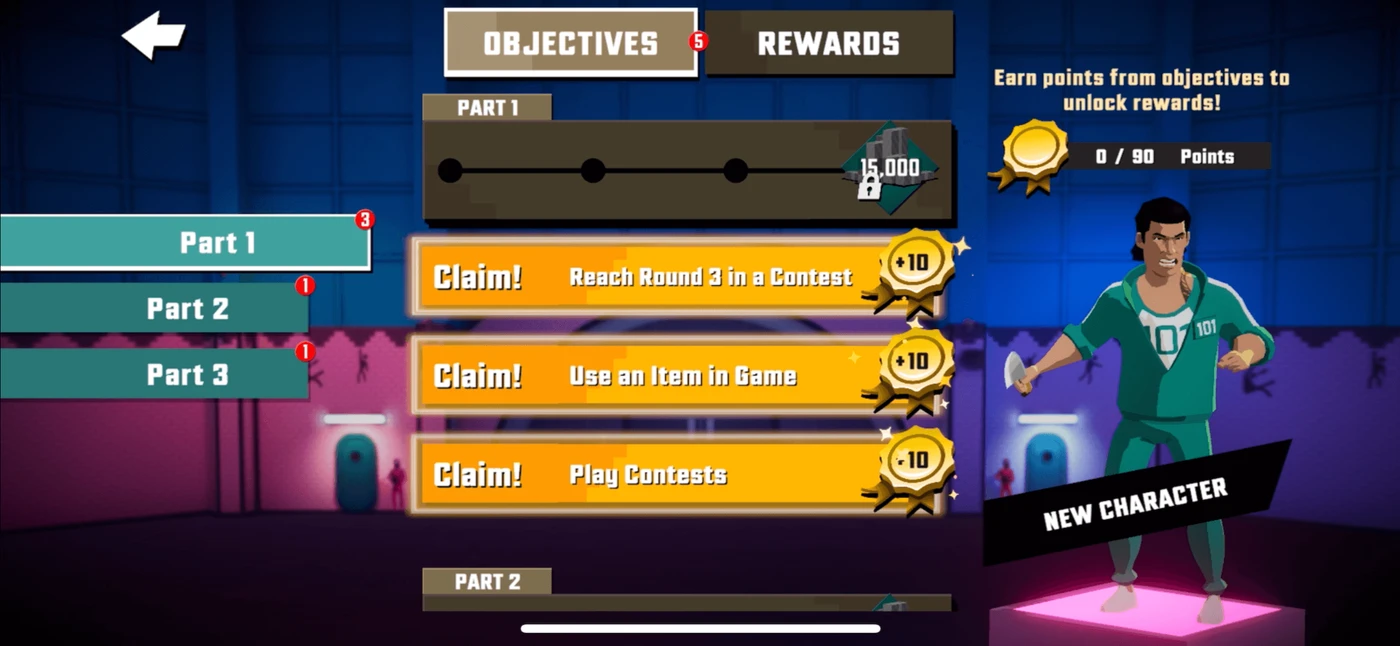 Squid Game: Unleashed Quest reference