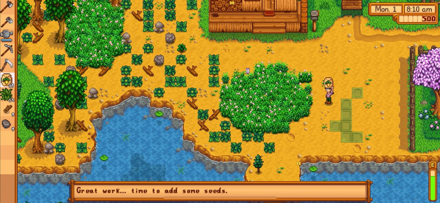 Stardew Valley In Game reference