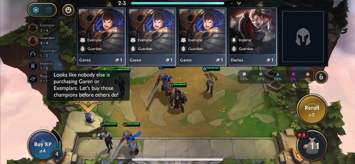 Teamfight Tactics Guided Interaction reference