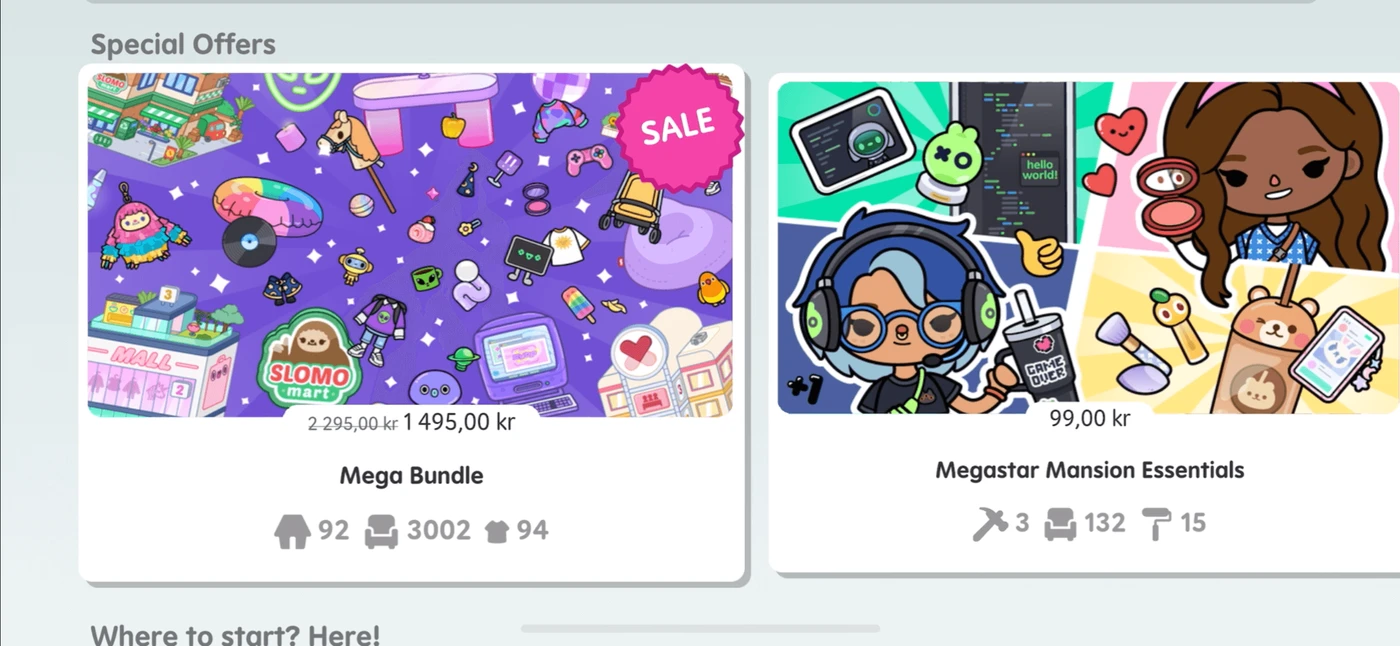 Toca Life World Shop reference