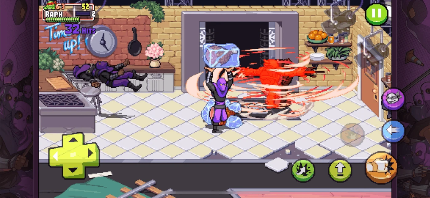 TMNT: Shredders Revenge In Game reference
