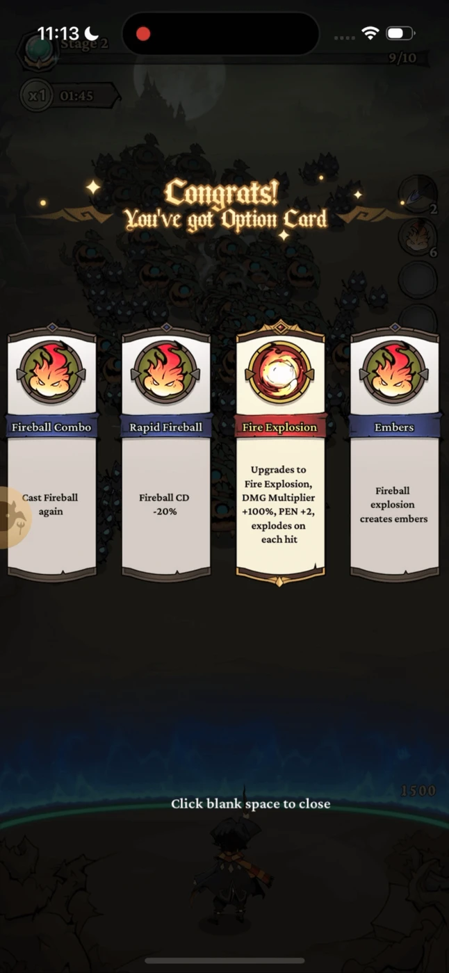 Wizard's Survival Rewards reference